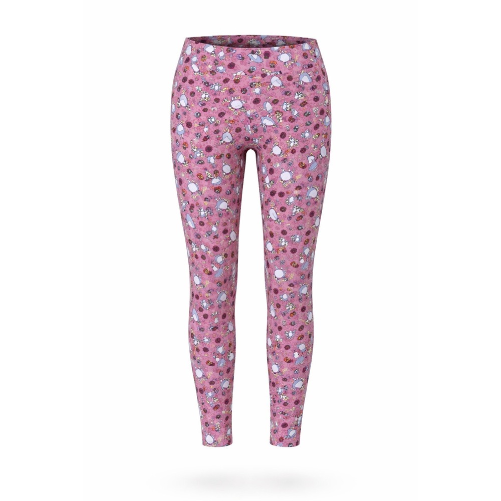 LuLaRoe Leggings Womens Tall & Curvy Disney Alice in Wonderland Pink Print JC016
